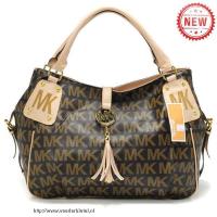 michael kors mk signature groot bruin bakken Lage Prijzen xy2ua403